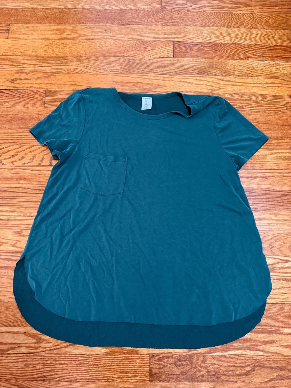 Women's Teal Short-Sleeve Pocket Tee